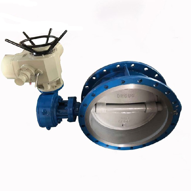 Electric flange butterfly valve